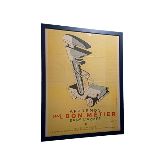 Vintage French recruitment poster