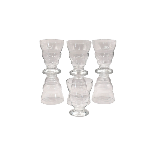 Vintage Studio Nova "Sahara" footed Juice tumblers. Set of 7