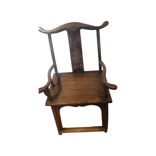 Chinese Qing Dynasty Elm Chair