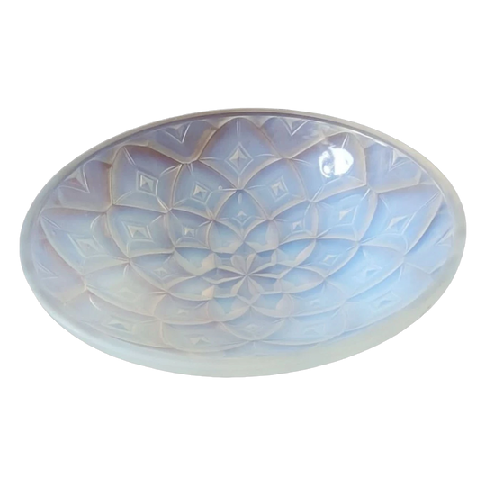 Art deco opalescent bowl