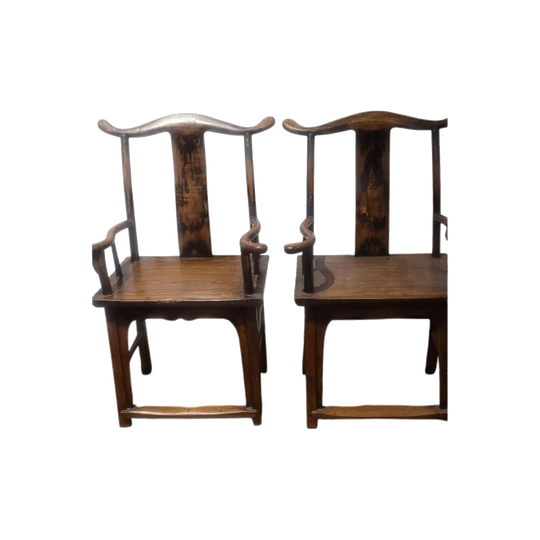Pair Qing Dynasty chairs