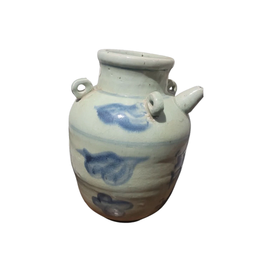 Tall Chinese  BIlue & White storage vessels