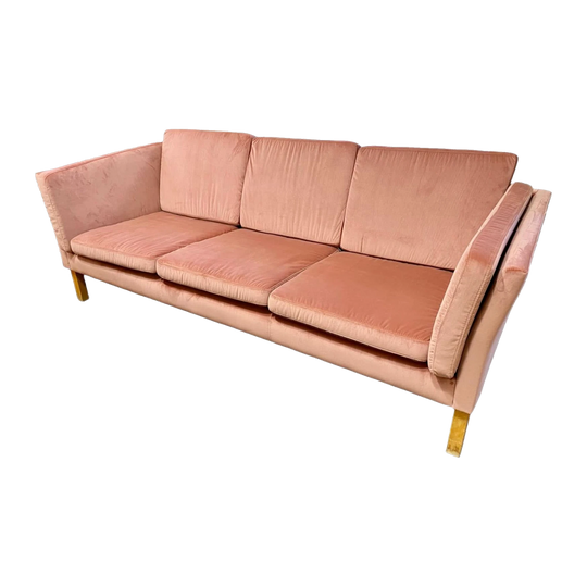 DANISH MID CENTURY 3 SEATER SOFA newly reupholstered new foams
