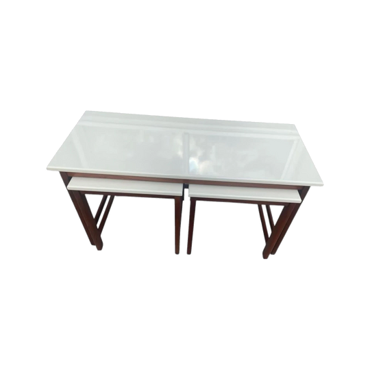 Fully Restored Mid-Century Teak Parker Nest of Tables