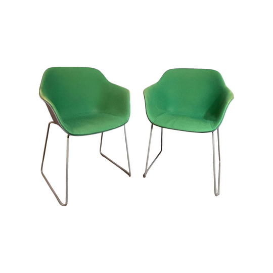JAC Sled Chair Green