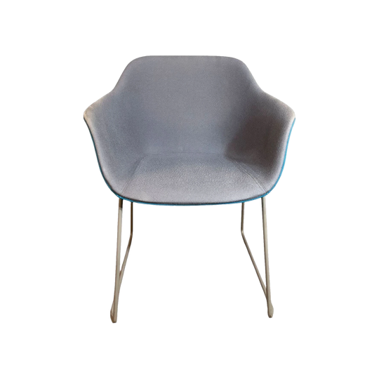 JAC Sled Chair Blue