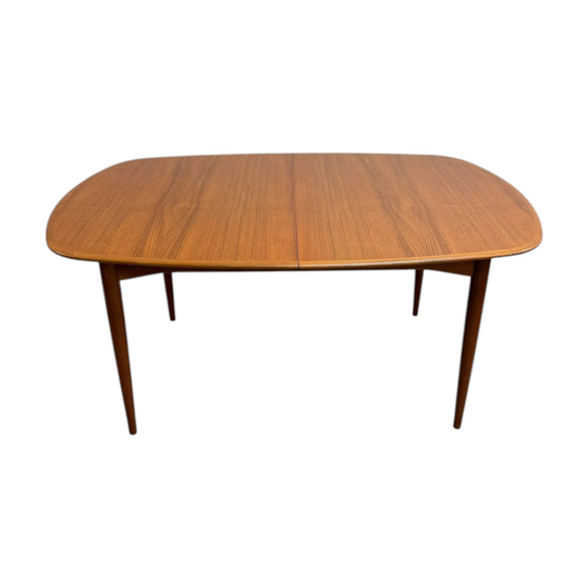 Restored Mid Century Parker Teak D-End Extension Dining Table*