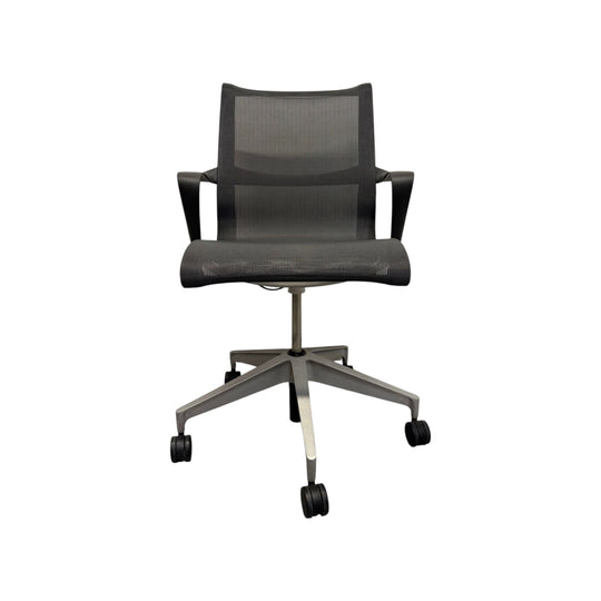 Herman Miller Setu Chair – With Arms / Graphite Grey