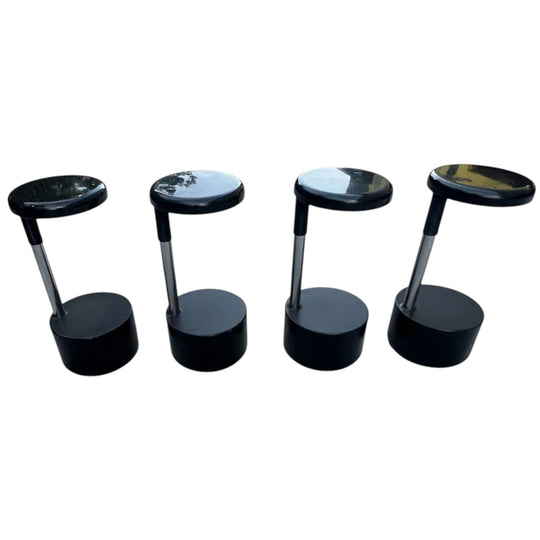 4x Adjustable Stools - Roberto Lucci & Paolo Orlandini for Velca Legnano