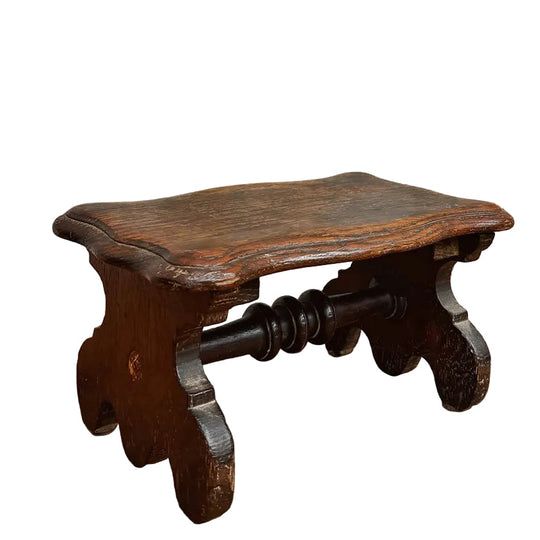 Oak Foot Stool Late 19th Century