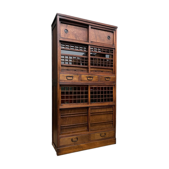 Mizuya, Antique Japanese Kitchen Cabinet - Elm & Cypress | Midcentury