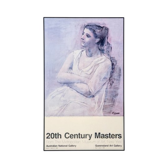Pablo Picasso '20th Century Masters' MET Exhibition Poster, 1986
