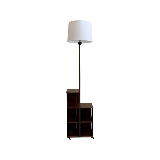 Art Deco Floor Lamp With Integrated Shelving*