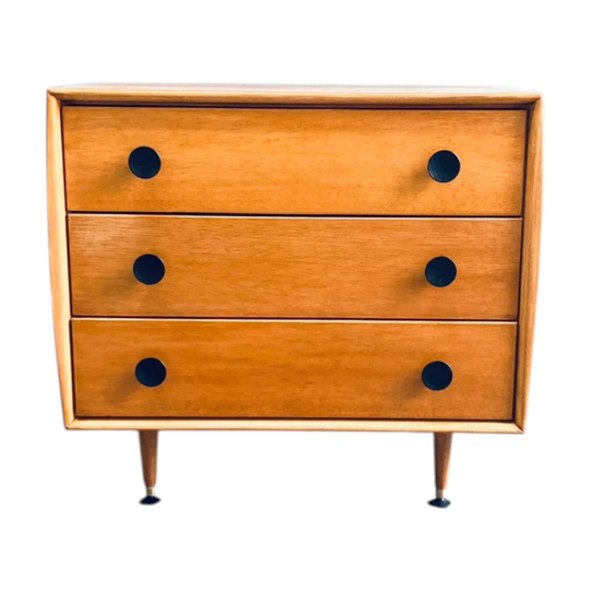 Alrob Chest of drawer with large, black button handles