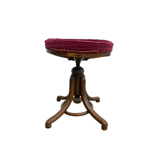 Antique Bentwood Piano Stool c1910