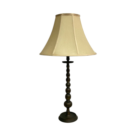 Antique Brass Candlestick Table Lamp