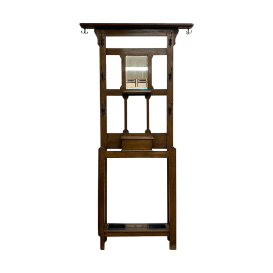 Antique Oak Hallstand c1920