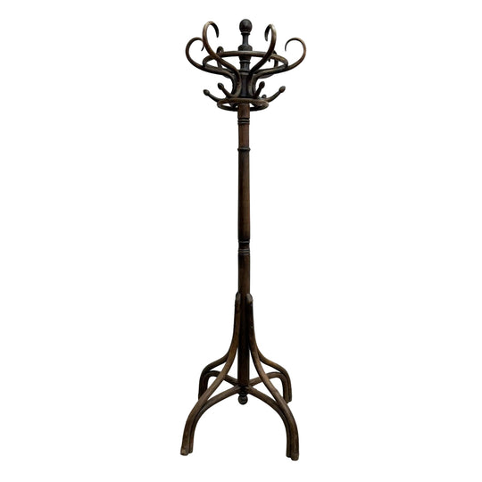 Large Antique Bentwood Coat Rack Hat Stand*
