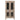 glass cabinet sun bleached teak