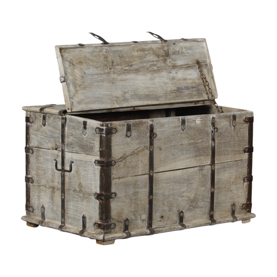 VINTAGE Indian Storage Trunk Coffee Table - Eco Village Collection