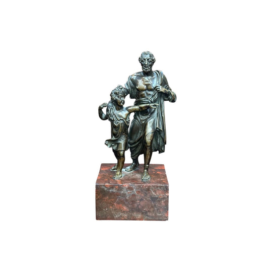 Bronze figure Homer and his Guide c.1760