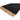 Chunky Black Rug with Natural Fringe, jute runner black