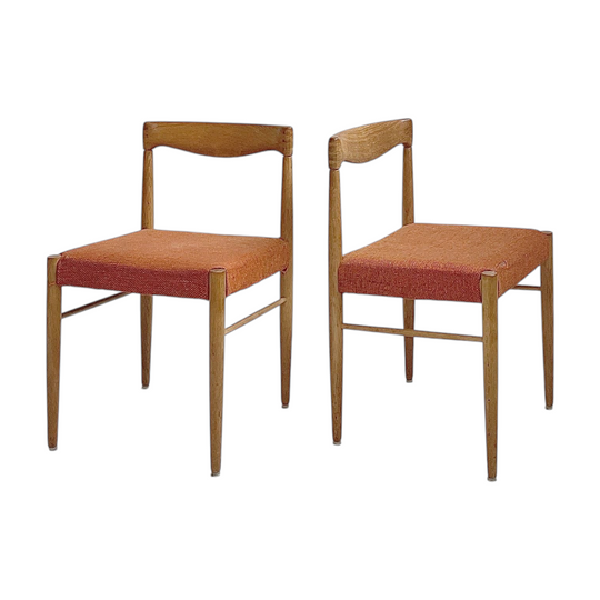 Set of Four H.W. Klein Oak Dining Chairs