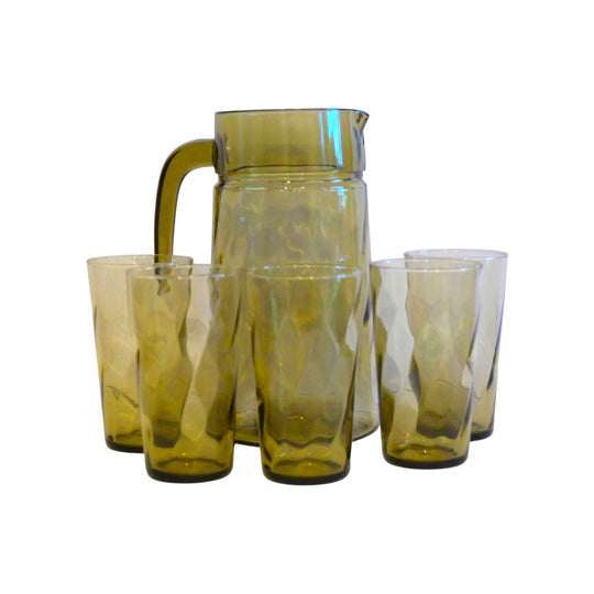 Vintage Smokey Grey Water Set