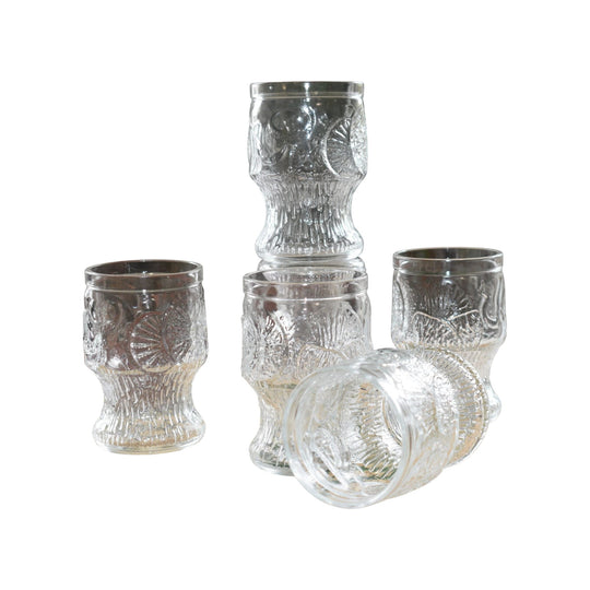 Vintage Fidenza Vetraria Tumblers. set of 6