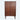 Danish tallboy/chest of 6 drawers in teak showing front with warm wood grains