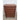 Danish teak chest of 6 drawers top front angle