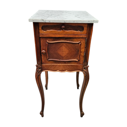 Louis XV Style Marble Top Single Bedside