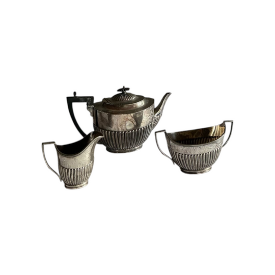 VINTAGE SHEFFIELD SILVER-PLATED TEA SET c.1930s