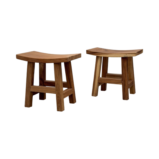 Suar Rectangle Stool - Natural