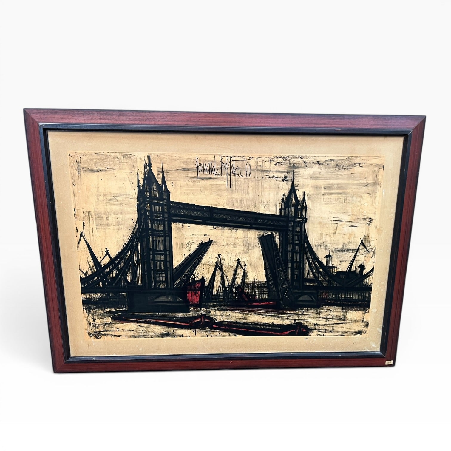 Shop Bernard Buffet “Tower Bridge, London” Offset Lithograph