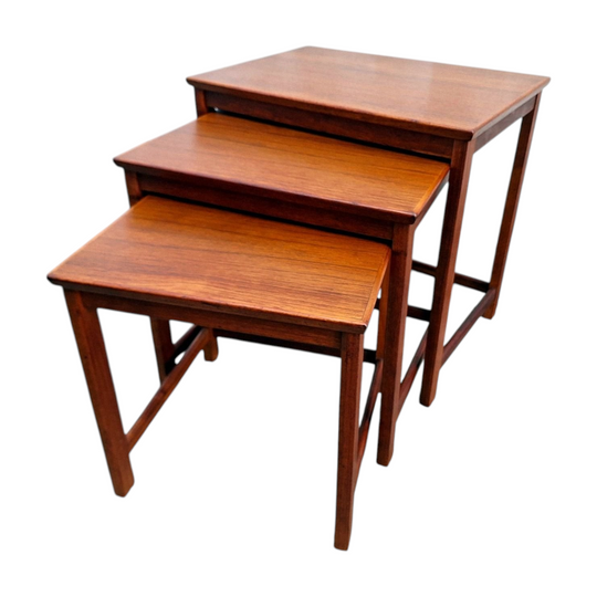Restored Set of Mid-Century Nesting Table