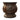 Early 20th Century bronze Japanese Hibachi double handled jardiniere