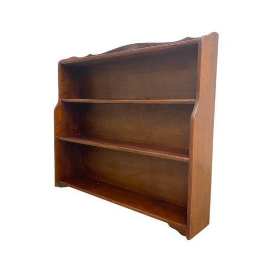 Early 20th Century Vintage Mahogany Waterfall Shelves