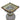 Edwardian cut crystal trumpet vase with ornate gilt bronze mounts base