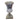 Edwardian cut crystal trumpet vase with ornate gilt bronze mounts