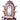 English mahogany arch top hall stand with fretwork and serpentine marble top c.1860