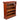 English mahogany open bookcase with carved corbels and tooled leather dust covers c.1850
