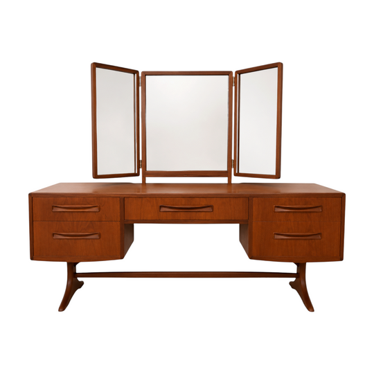 ✨ Mid-Century Modern Perfection in this Rare G-Plan Fresco Teak Dressing Table ✨
