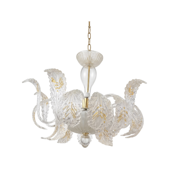 Gold Leaf Murano Chandelier