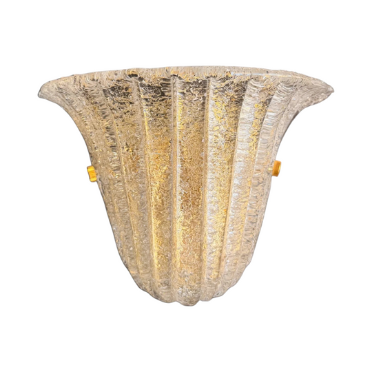 Vintage Murano Shell Sconce