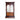 French oak hall stand with mirrored back and brass rails and hooks c.1870