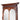 French oak hall stand with mirrored back and brass rails and hooks c.1870
