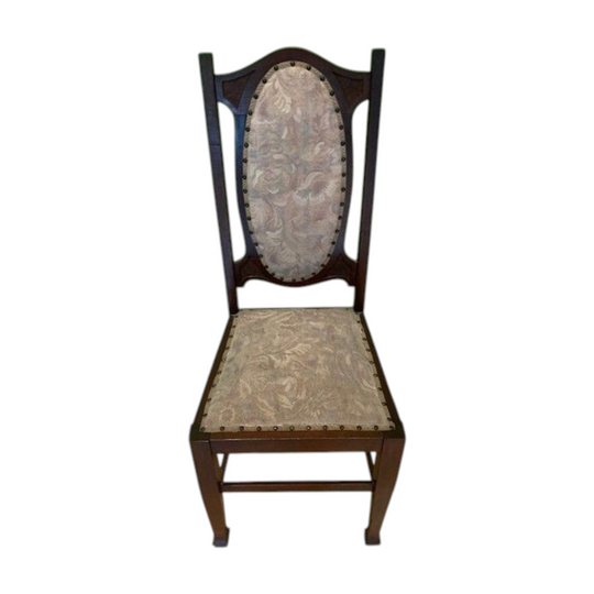 CLASSICAL SEATING - SET OF 4 ANTIQUE TASMANIAN BLACKWOOD HIGHBACK DINING CHAIRS