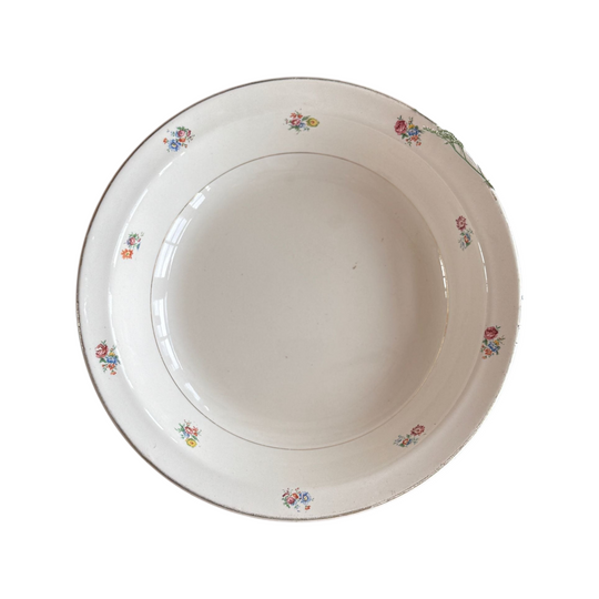 Elegant Antique French Salad Bowl in Holiday Gift Box – Perfect Christmas Present