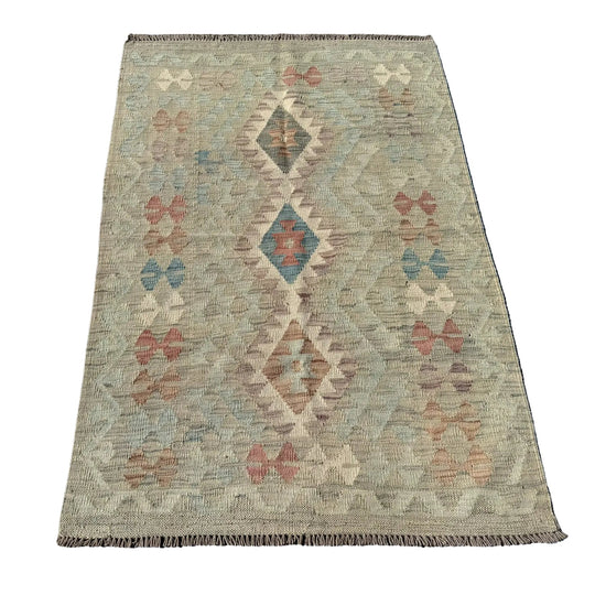 Hand Woven Afghan Wool Kilim Rug #009*